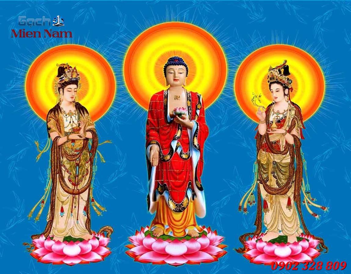 Tranh tam thế phật đẹp HP147