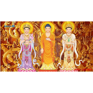 Tranh Tam Thế Phật HP01