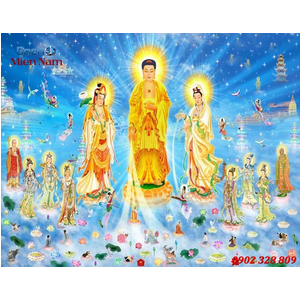 Tranh Tam Thế Phật HP03