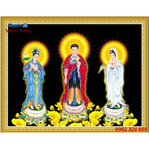 Tranh Tam Thế Phật HP13