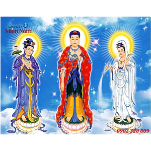 Tranh Tam Thế Phật HP14