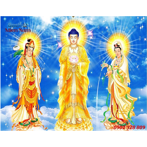 Tranh Tam Thế Phật HP15
