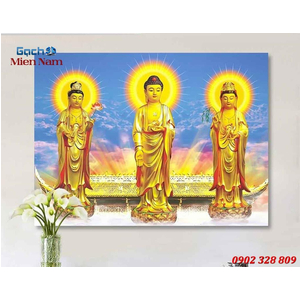 Tranh Tam Thế Phật HP18