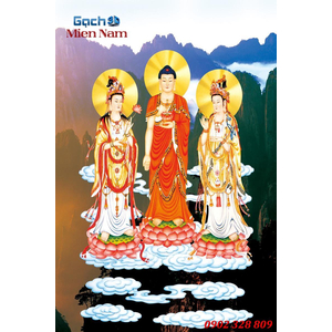 Tranh Tam Thế Phật HP19