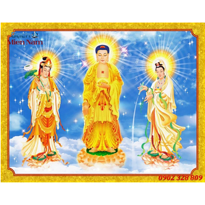 Tranh Tam Thế Phật HP21