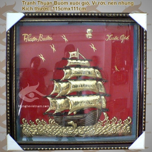 Tranh thuận buồm xuôi gió,Tranh thuyền buồm Nhất định thuận lợi, Tranh phong Thủy