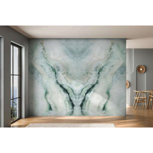 Tranh vân đá đối xứng tráng gương in trên PVC