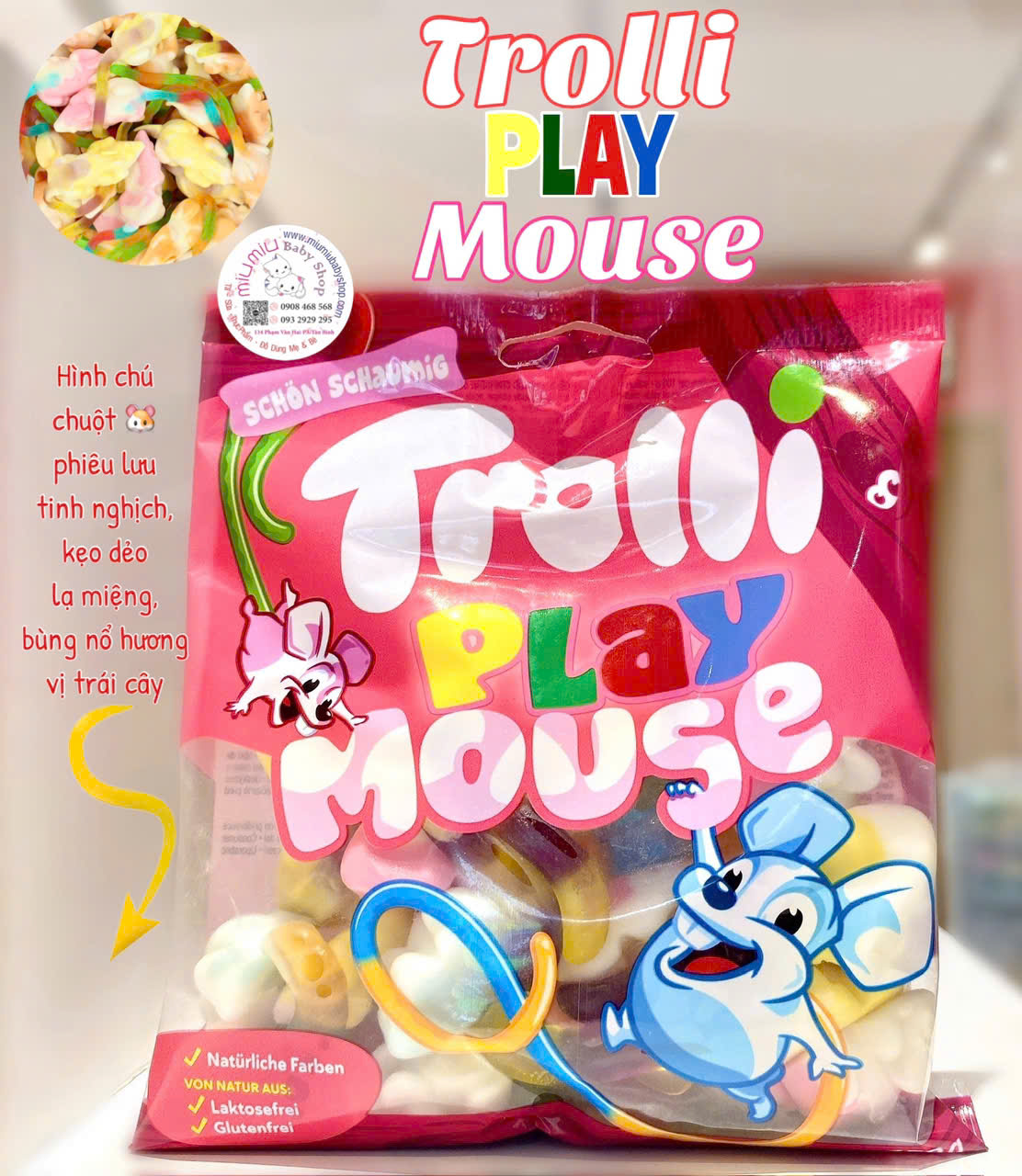 Trolli play mouse