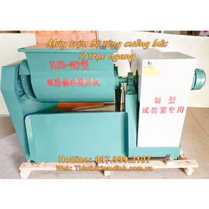 Máy trộn bê tông cưỡng bức 2 trục ngang