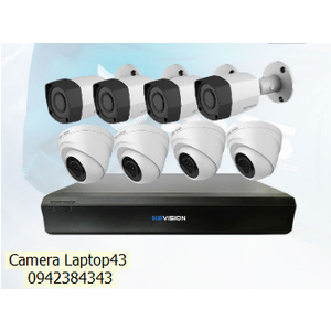 TRỌN BỘ 8 CAMERA KBVISION 1.0 MP