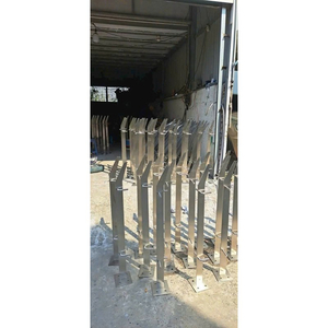 Trụ lan can inox: bản đế, kẹp và hồ sơ chọn theo hệ