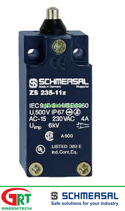 TS235-11Z-2482 | Schmersal | Công tắc hành trình | Công tắc giới hạn vị trí | Schmersal Việt Nam