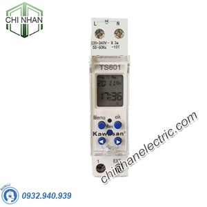 Công Tắc Hẹn Giờ Thanh Ray , Dạng Kỹ Thuật Số - TS601 - KAWASAN