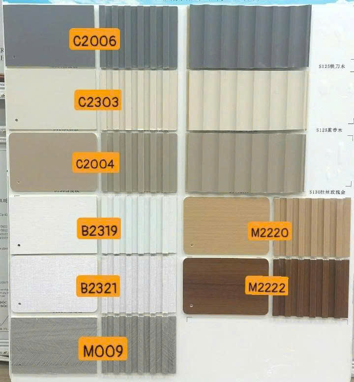 BỘ TẤM ỐP THAN TRE+ LAM 6 SÓNG 5MM CAO CẤP TẠI HỒ CHÍ MINH