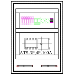 Tủ ATS-4P-100A SLGD