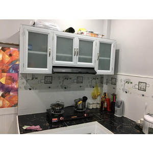 Tủ bếp nhôm kính