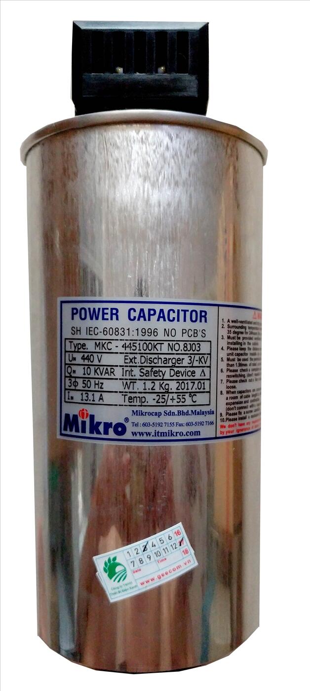 Tụ bù khô Mikro 3P 440V 25Kvar