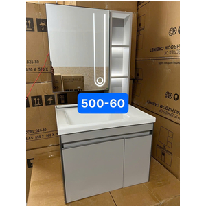 Tủ chậu Lavabo hợp kim nhôm + cacbon 500-60