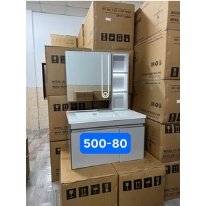 Tủ chậu Lavabo hợp kim nhôm + cacbon 500-80