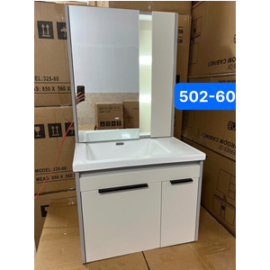Tủ chậu Lavabo hợp kim nhôm + cacbon 502-60