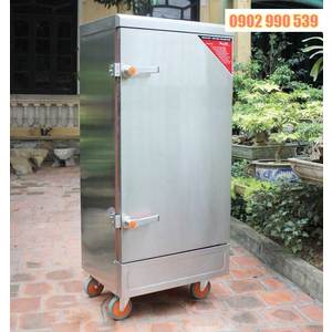 Tủ nấu cơm công nghiệp 12 khay dùng Gas