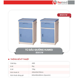 Tủ đầu giường Humed BS01W