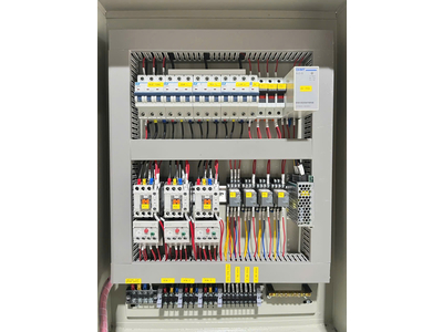 Tủ điều khiển bơm chạy trực tiếp .có tín hiệu Phao/Công tắc áp suất