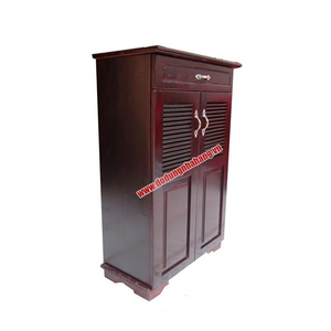 TỦ GIÀY DÉP NỬA LÀ SÁCH 2 CÁNH MÀU NÂU