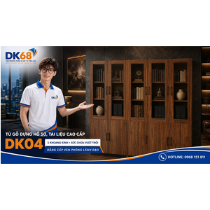 Tủ Gỗ Đựng Hồ Sơ, Tài Liệu Cao Cấp TDK04
