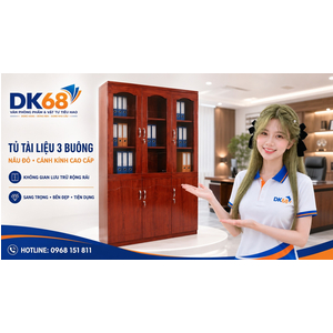 Tủ gỗ màu nâu cánh gián TDK03