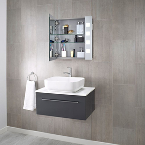 Tủ gương đèn led chữ nhật Citybuilding CBJ68LA