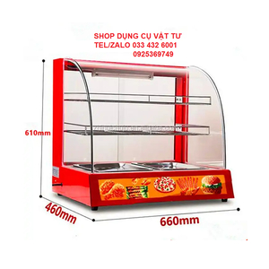 Tủ hâm nóng đồ ăn khoai tây chiên
