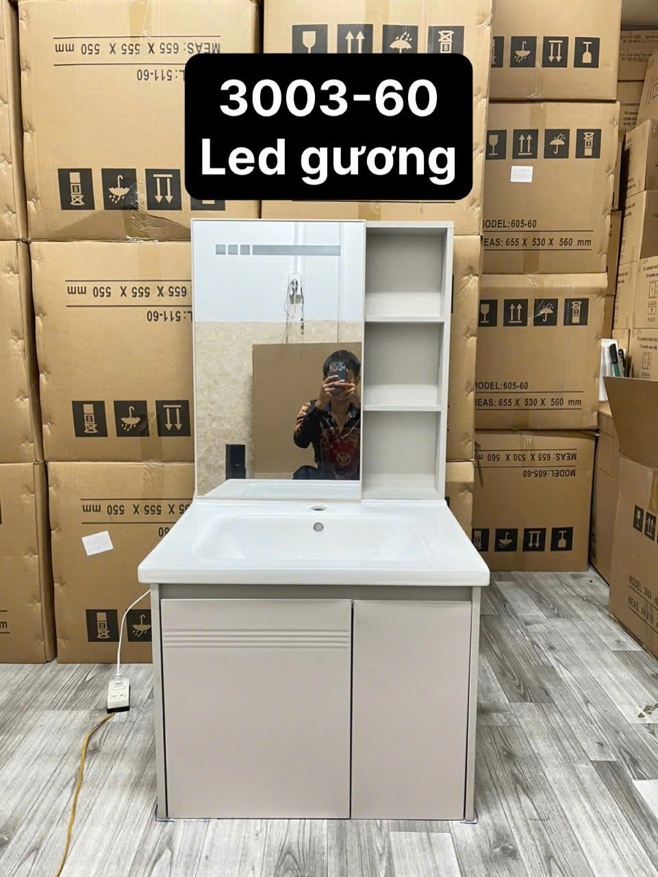 Tủ Lavabo Nhựa PVC 3003-60
