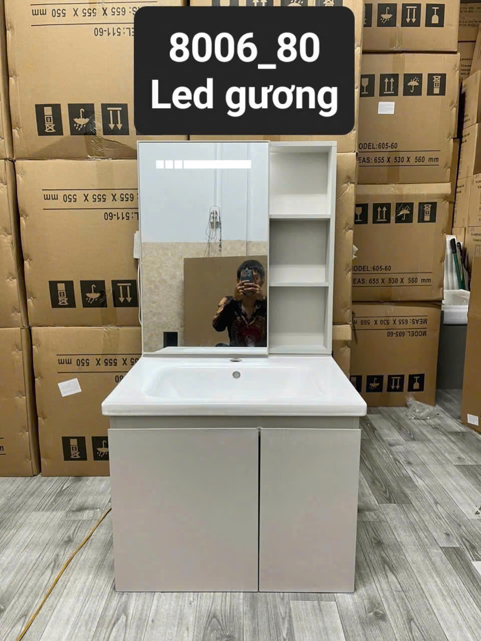 Tủ Lavabo Nhựa PVC 8006-80