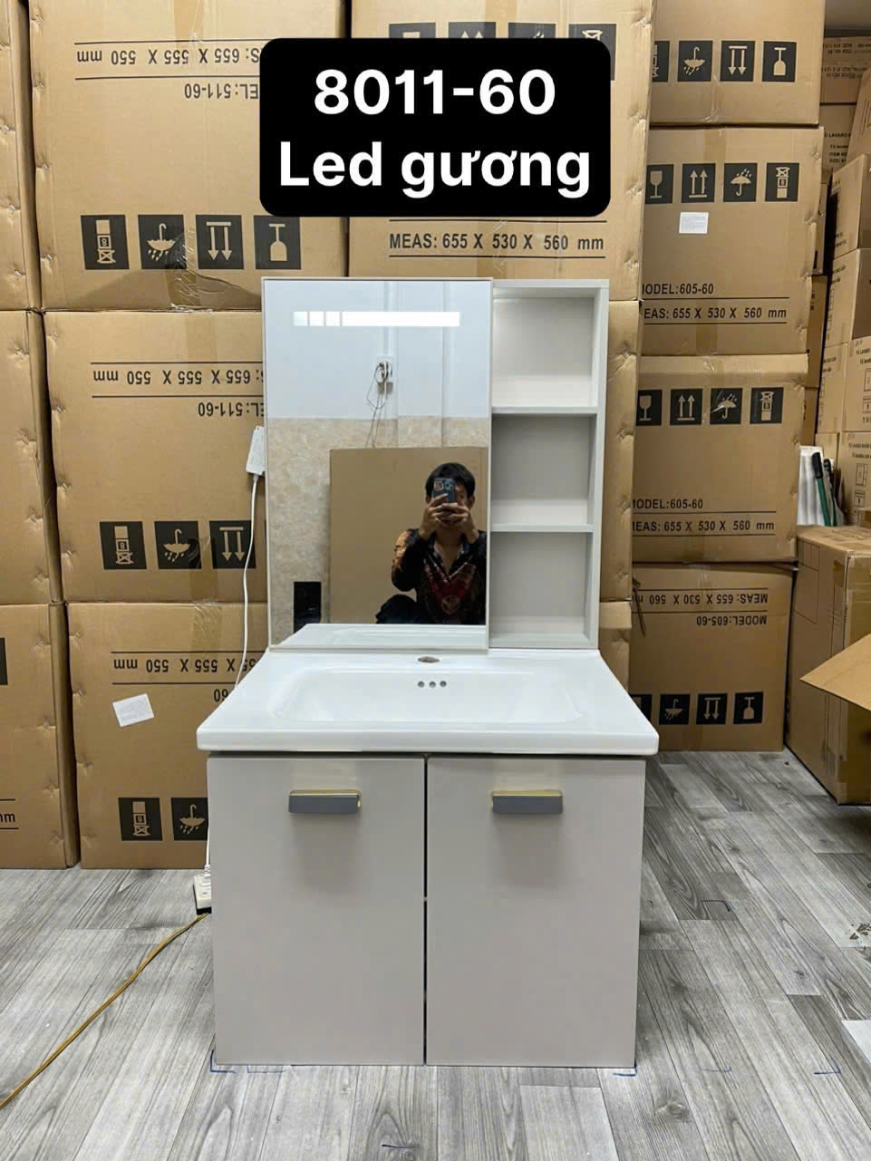 Tủ Lavabo Nhựa PVC 8011-60