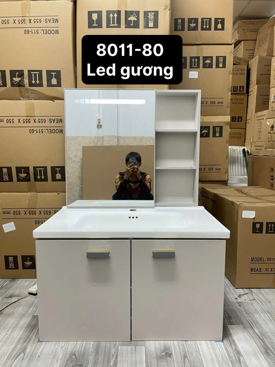 Tủ Lavabo Nhựa PVC 8011-80