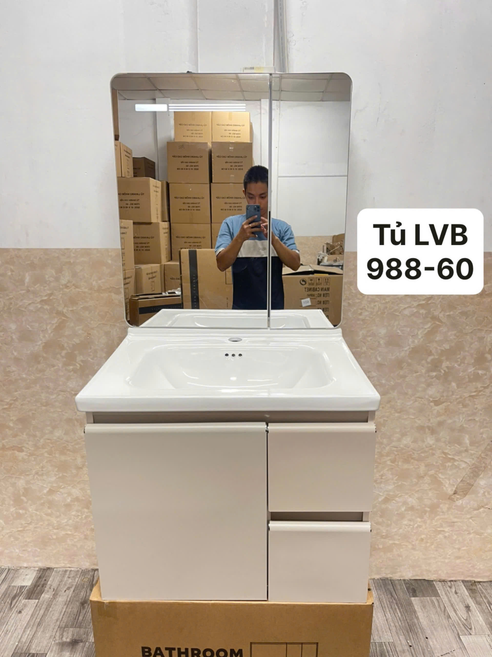 Tủ Lavabo Nhựa PVC 988-60