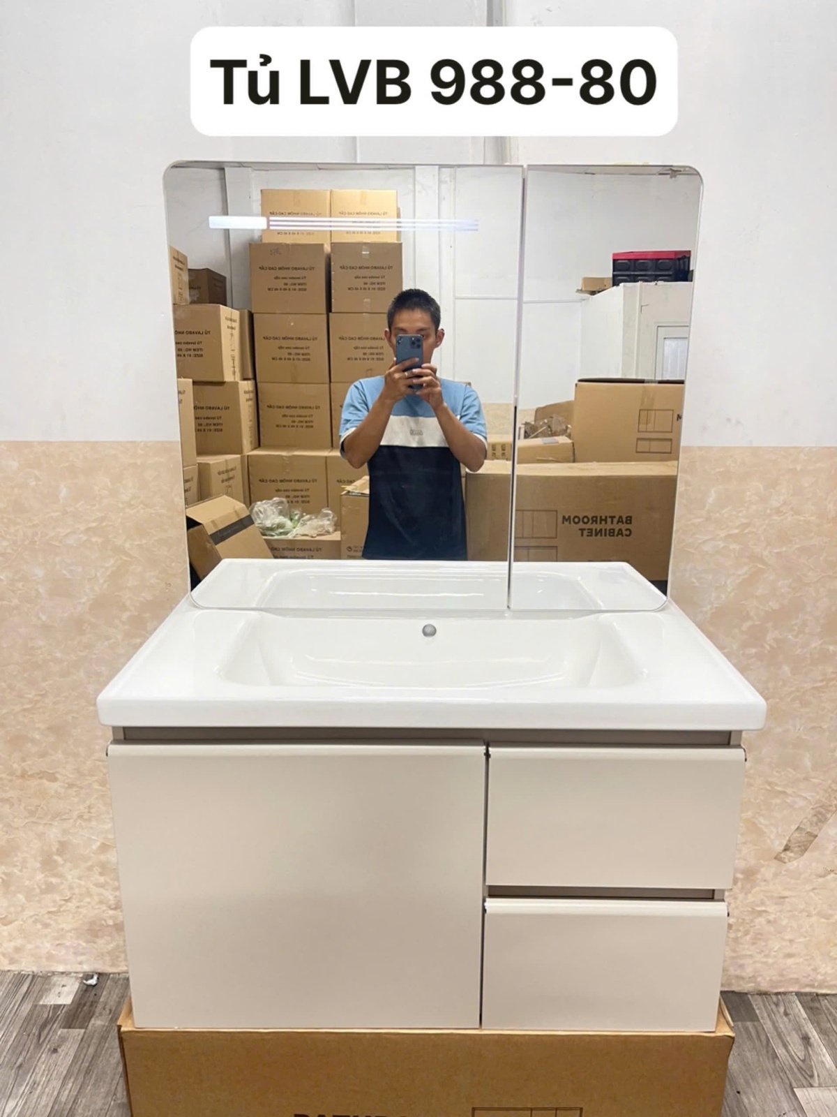 Tủ Lavabo Nhựa PVC 988-80