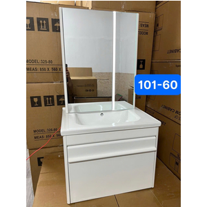 Tủ chậu Lavabo hợp kim nhôm + cacbon 101-60
