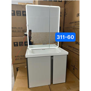 Tủ chậu Lavabo hợp kim nhôm + cacbon 311-60