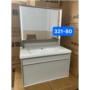 Tủ chậu Lavabo hợp kim nhôm + cacbon 321-80
