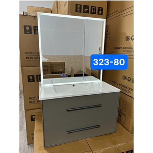 Tủ chậu Lavabo hợp kim nhôm + cacbon 323-80