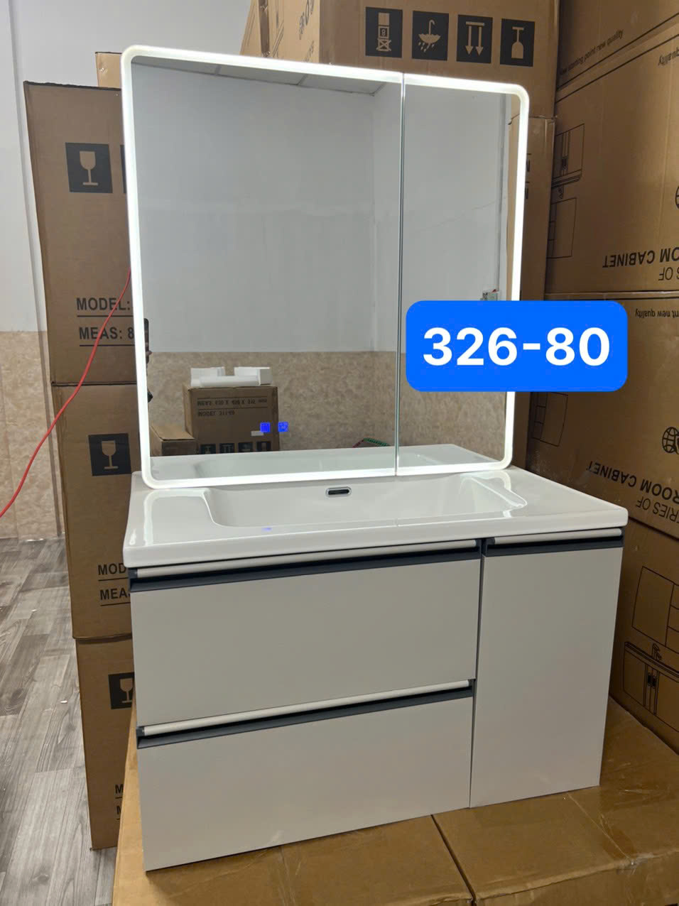 Tủ Lavabo Nhựa PVC LVB 326-80
