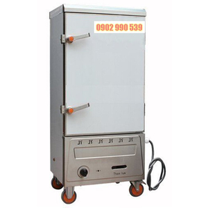 Tủ nấu cơm 10 khay gas + điện