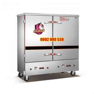Tủ nấu cơm công nghiệp 20 khay dùng gas