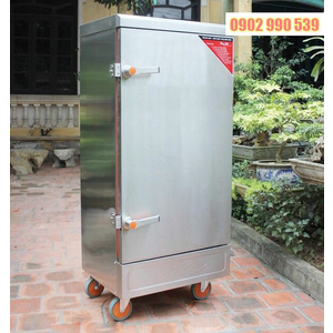 Tủ nấu cơm công nghiệp 10 khay dùng Gas