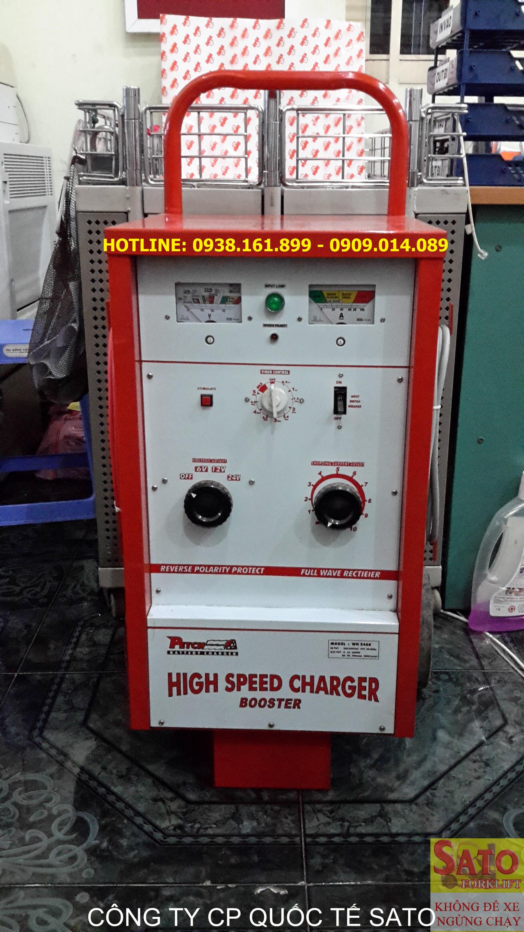 Tủ sạc xe nâng 6V, 12V, 24V I Phụ tùng xe nâng I Xe nâng Sato