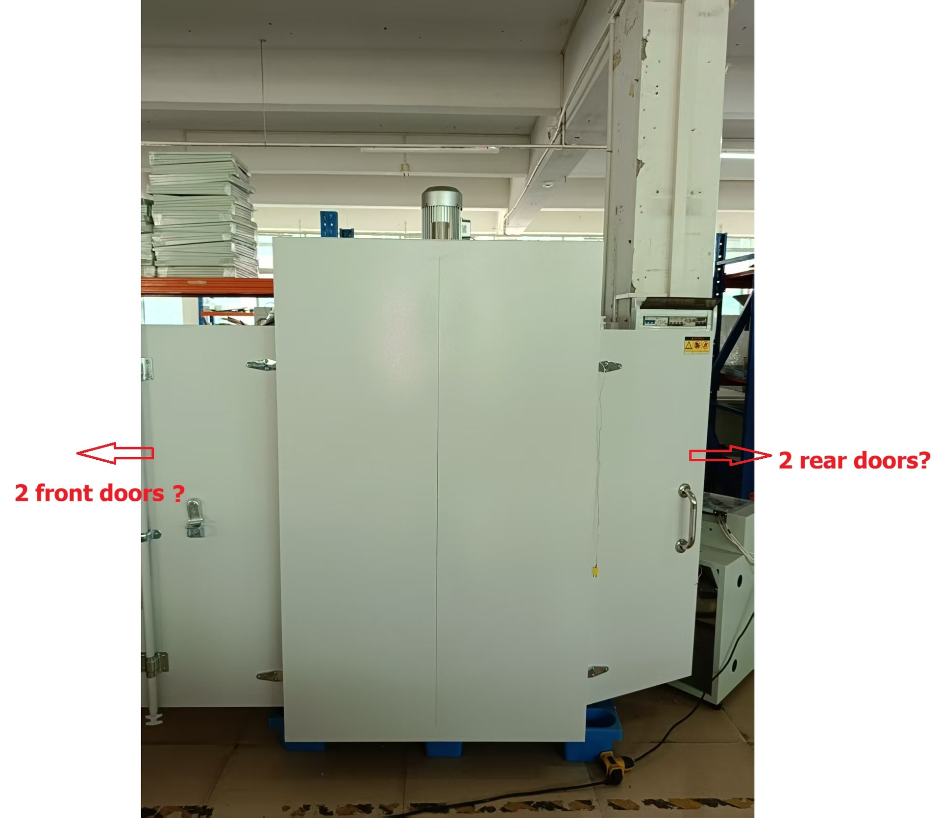 Tủ sấy hai cửa tiệt trùng chai lọ thủy tinh