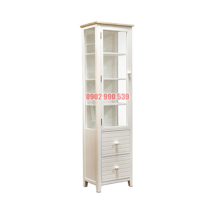 TỦ TRƯNG BÀY GỖ CAO SU