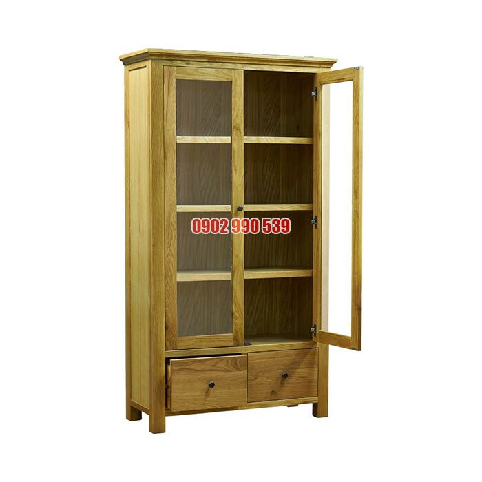 TỦ TRƯNG BÀY RƯỢU GỖ SỒI